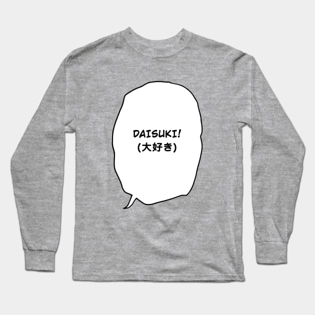 Daisuki - Valentines Long Sleeve T-Shirt by EstripaKedavra